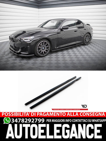 MINIGONNE LATERALI V.1 ADATTE PER BMW 2 COUPE G42  (2021 - )