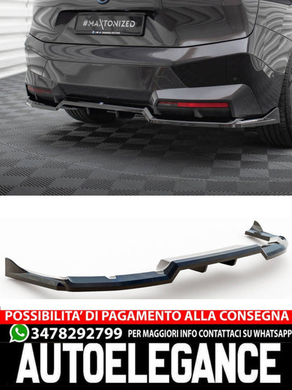 SPLITTER POSTERIORE CENTRALE (CON BARRE VERTICALI) BMW IX M-PACK I20  (2021 - )