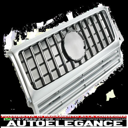 Sport radiator grille suitable for mercedes w463 g 1990-2018 panamericana gt o...