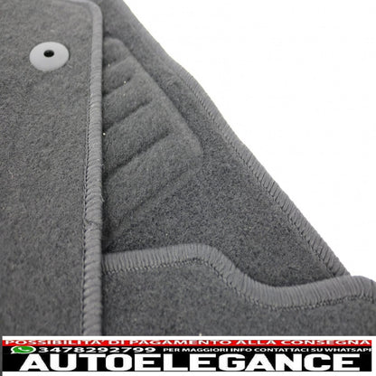 Graphite carpet mat suitable for opel zafira c 01/2012