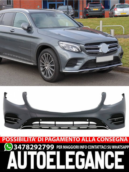 Paraurti anteriore adatto per Mercedes GLC X253 C253 SUV Coupé (2015-2019) GLC43
