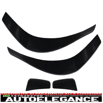 Bumper Splitter Flaps Flaps Side Vents Flics Fit for Mercedes CLA W117 C117 X117 (2013-2018) CLA45 Design