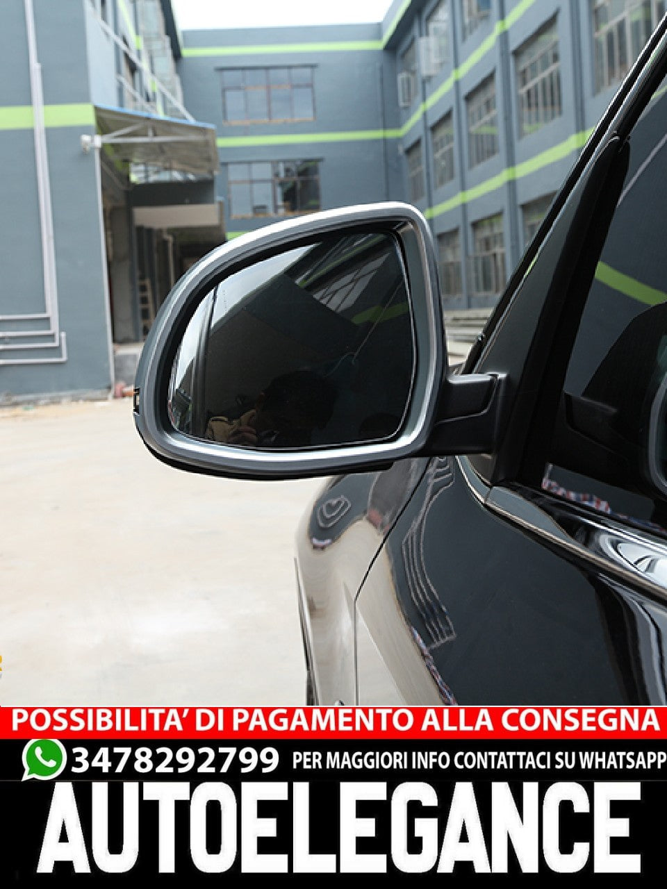 For BMW X5 F15 and X6 F16 Side Mirror Frame Chrome Panels 