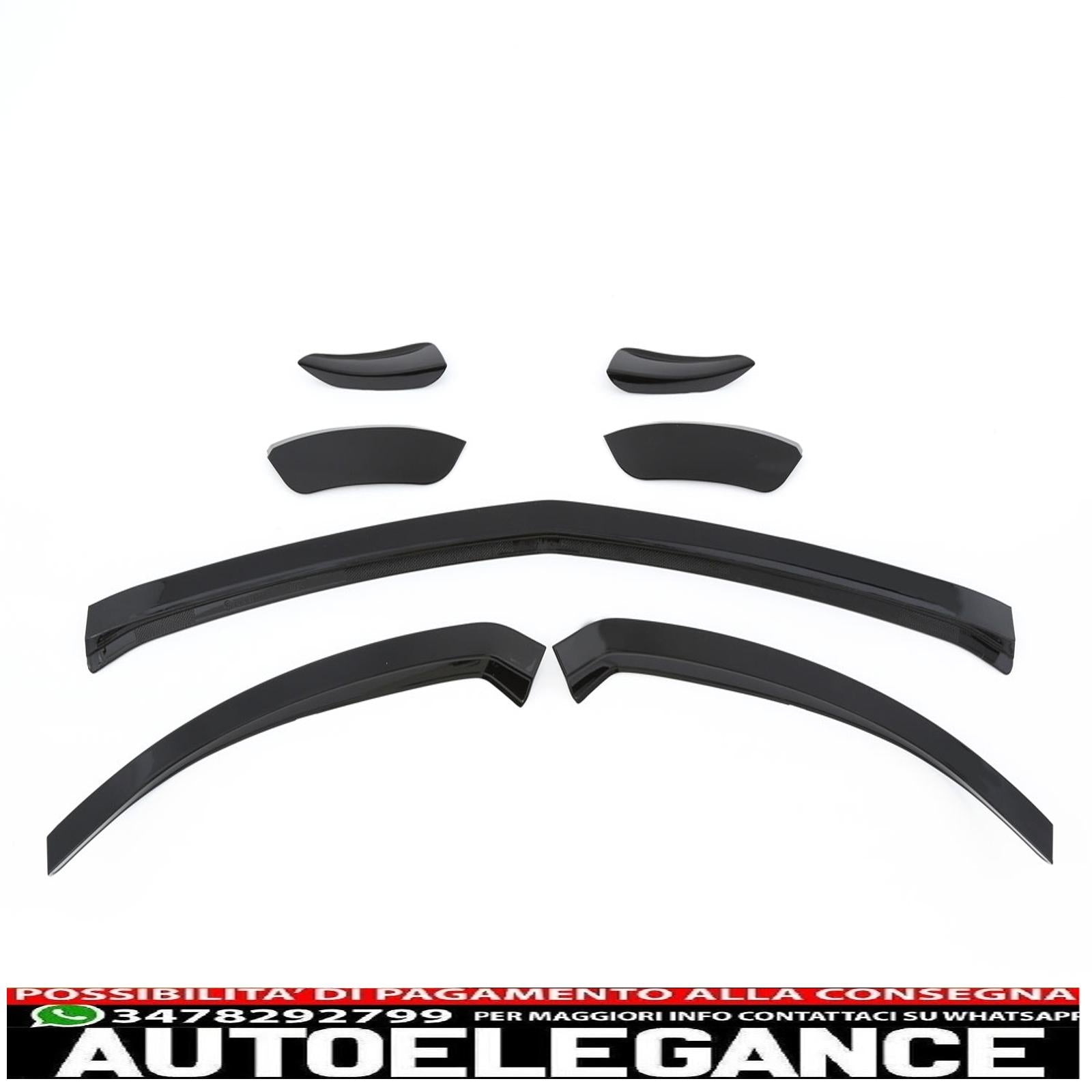 amg ottica aero flaps nero anteriore per mercedes w177 classe a-mostra il titolo originaletesto originaleamg optik aero flaps schwarz vorne für mercedes w177 a-klasse AUTOELEGANCERICAMBI