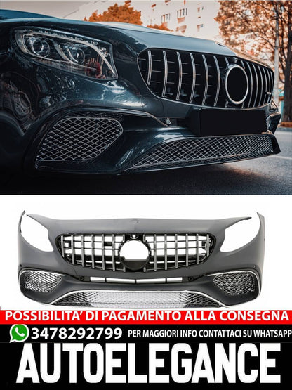 Paraurti anteriore adatto per Mercedes Classe S Coupé C217 (2015-2021)S65 Design
