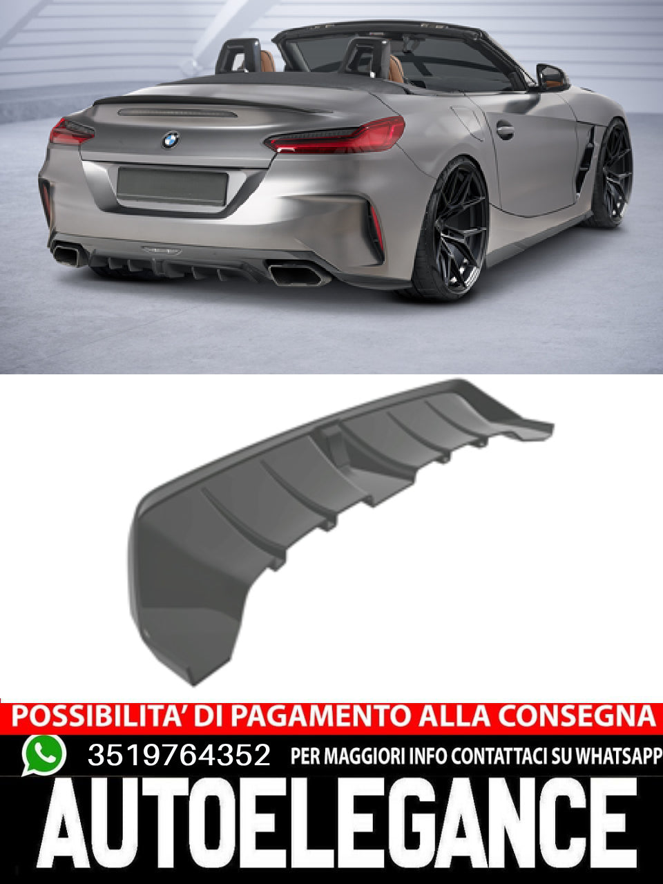 Diffusori posteriore adatto per BMW Z4 (G29) M40i