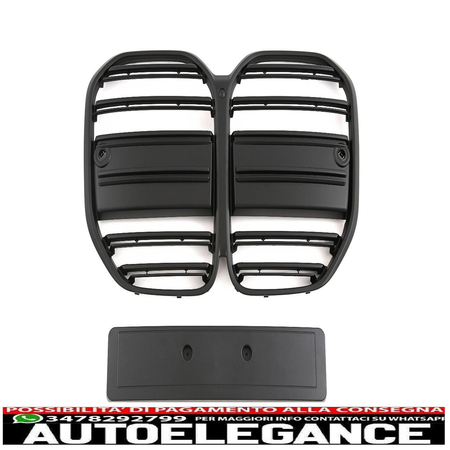 apto para bmw serie 4 g22 g23 sport parrilla negro mate AUTOELEGANCERICAMBI