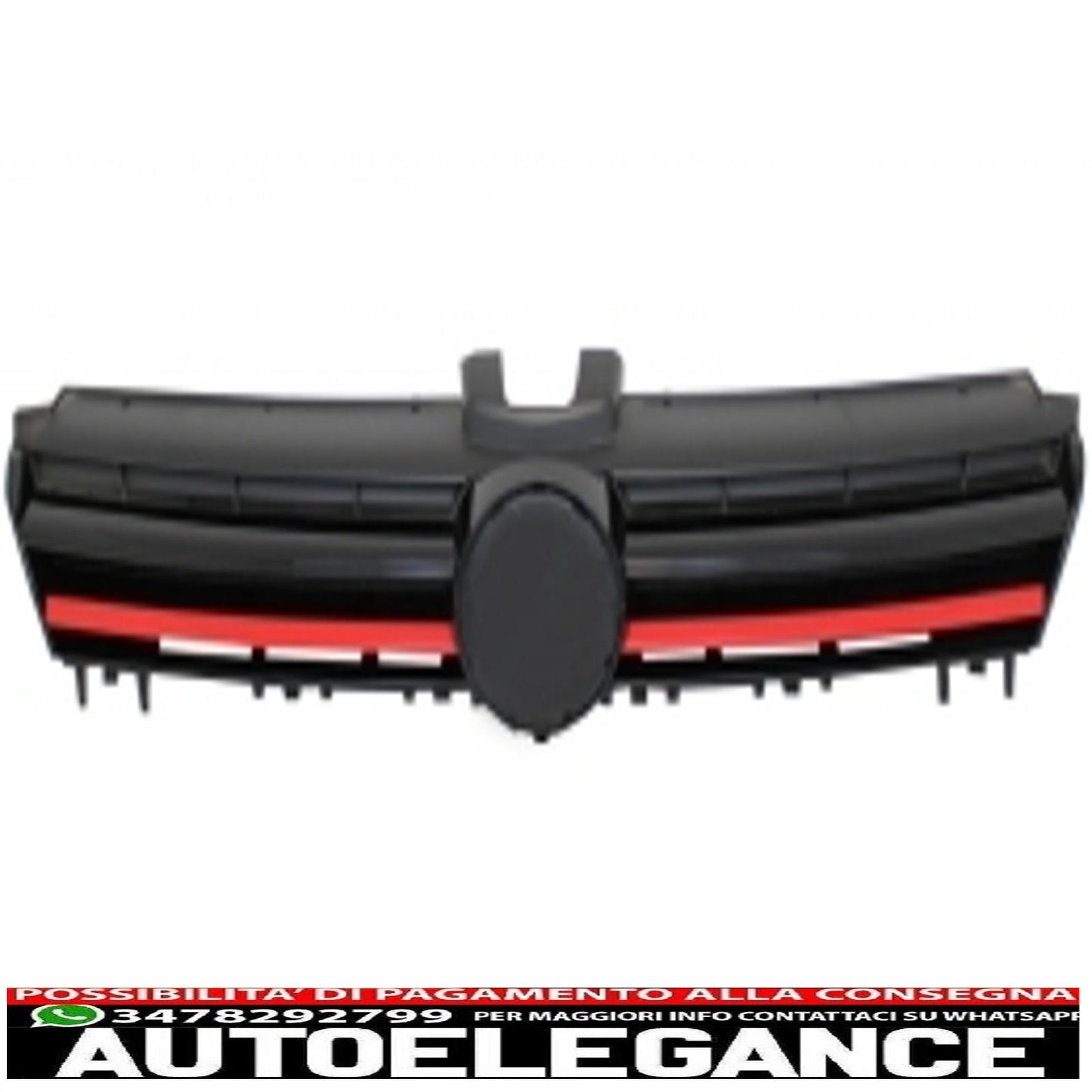 kit carrozzeria completo adatto per vw golf 7 vii (2013-2016) design gti con griglia anteriore