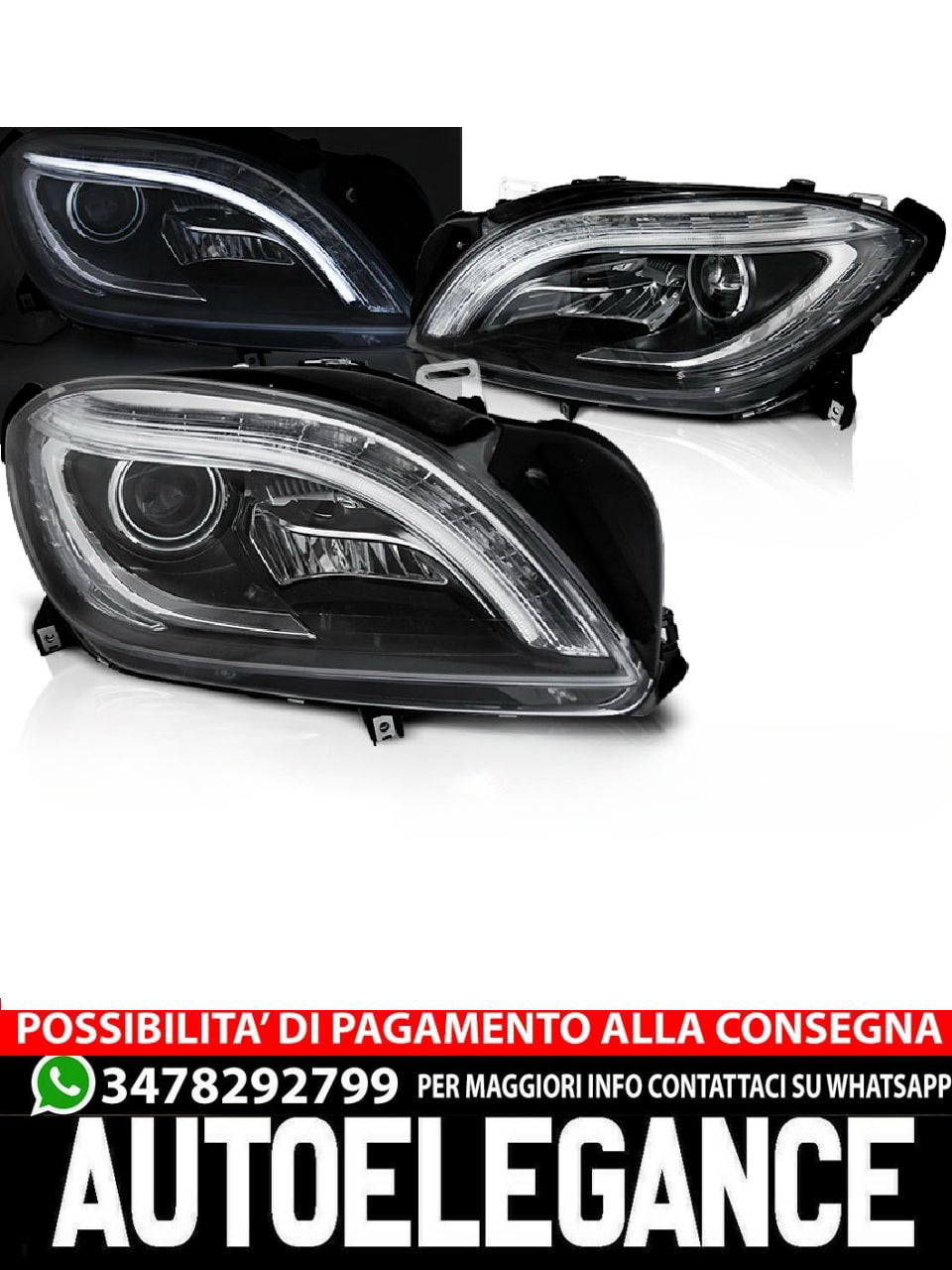 FARI NERI per AUDI A4 11.94-12.98
