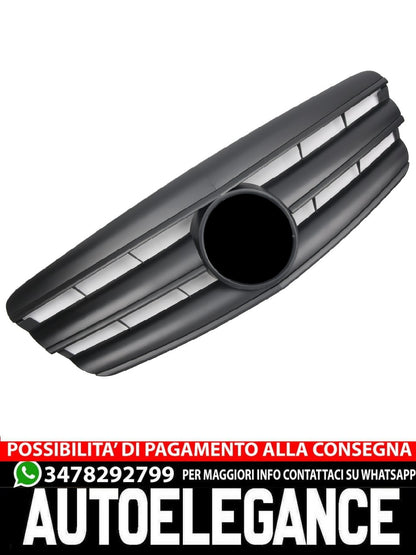 Griglia sportiva per Mercedes W221 S 2005-2009 nero opaco look AMG