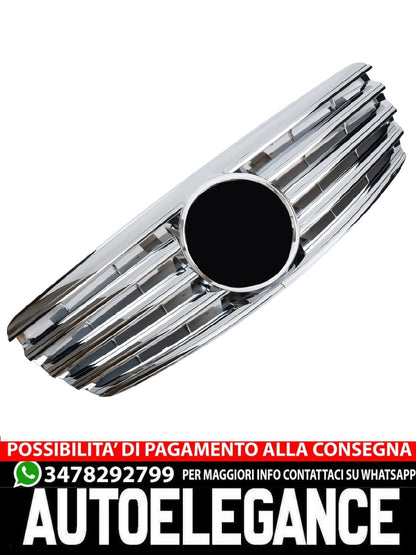 Griglia sportiva per Mercedes W211 S211 E 2002-04 / 2006 cromata AMG LOOK