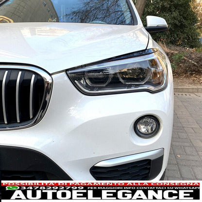 parafanghi brutto sguardo nero lucido per bmw x1 f48 2015-2019 (pre-lci)-mostra il titolo originaletesto originalescheinwerferblenden böser blick schwarz glanz für bmw x1 f48 2015-2019 (vor-lci)
