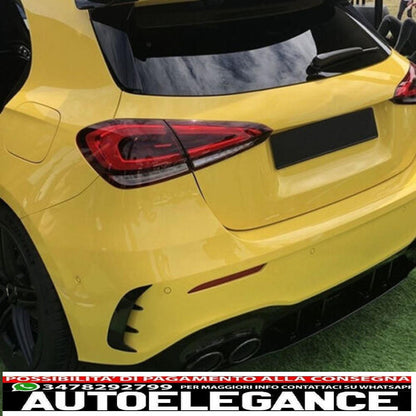 amg ottica aero flaps carbonio posteriore adatto per mercedes w177 classe a-mostra il titolo originaletesto originaleamg optik aero flaps carbon hinten passt für mercedes w177 a-klasse AUTOELEGANCERICAMBI