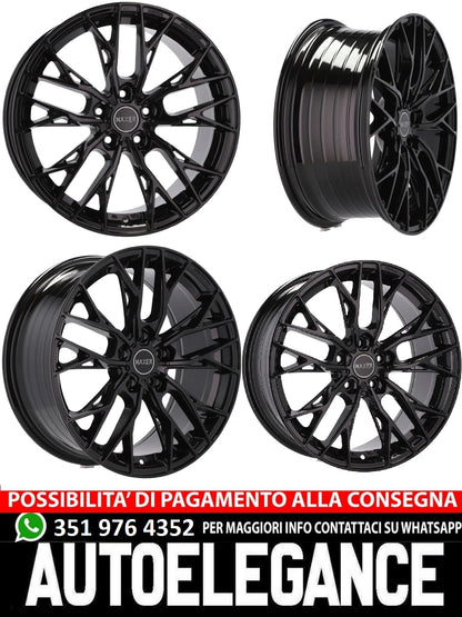 CERCHI CERCHIO IN LEGA 18" Adatto per ALFA ROMEO CITROEN DS FIAT FORD JAGUAR LANCIA LAND ROVER LINCOLN OPEL PEUGEOT RENAULT SMART TOYOTA VOLVO