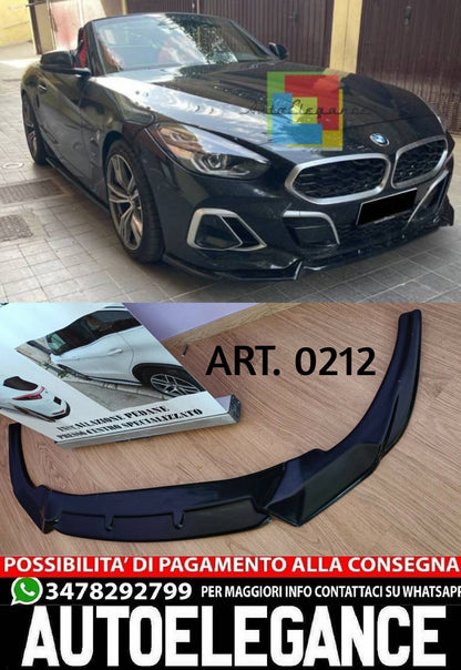SPLITTER SUITABLE FOR BMW Z4 G29 2018+ M LOOK GLOSSY BLACK SPORTY DESIGN 