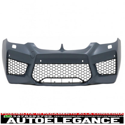 complete body kit suitable for bmw 5 series g30 (2017-2019) m5 design with central kidney grille double stripe m design piano black