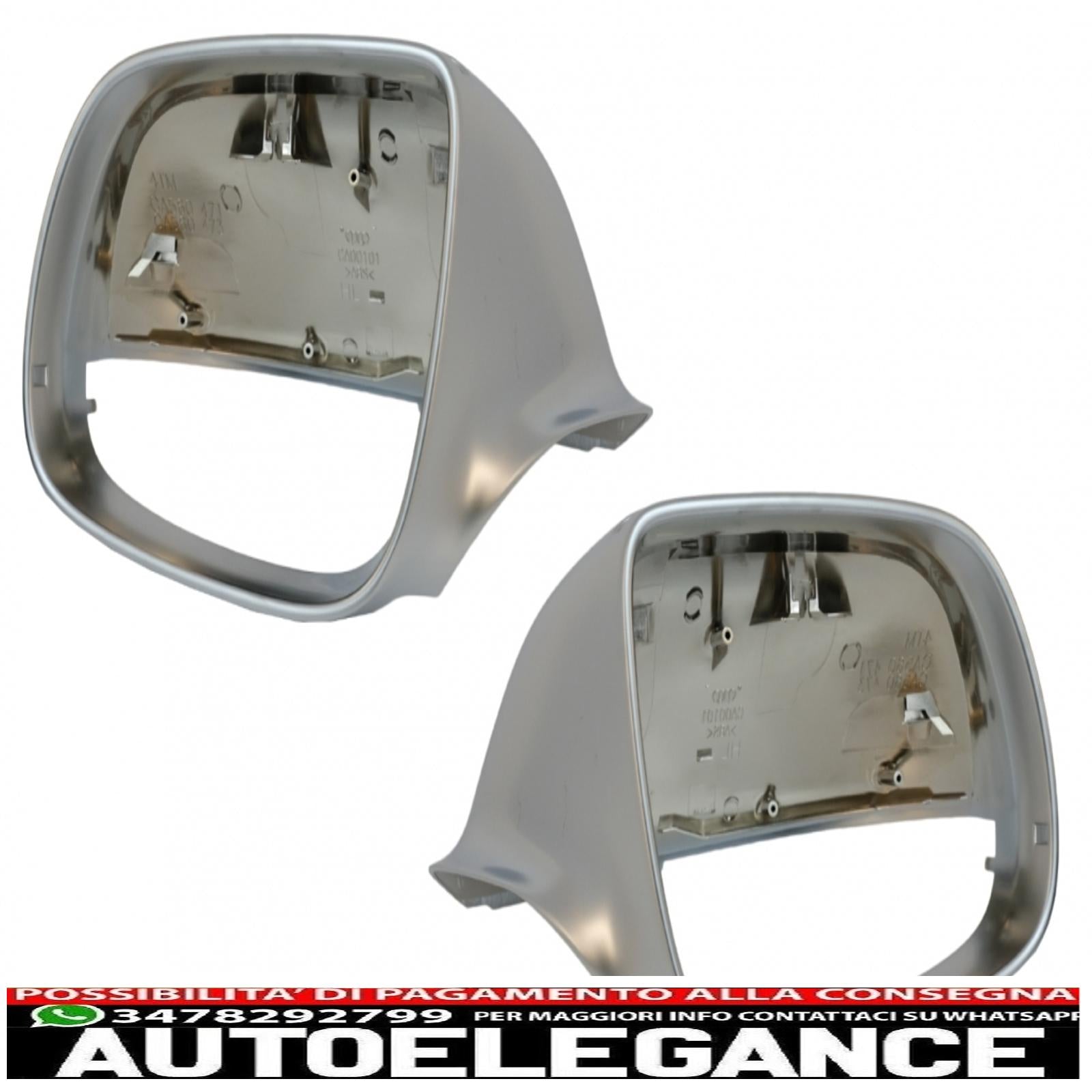 calotte specchietti coperture estinzione alluminio adatte per audi q5 / sq5 8r (11/2008-2016) q7 / sq7 4l facelift (06/2009-08/2015) AUTOELEGANCERICAMBI