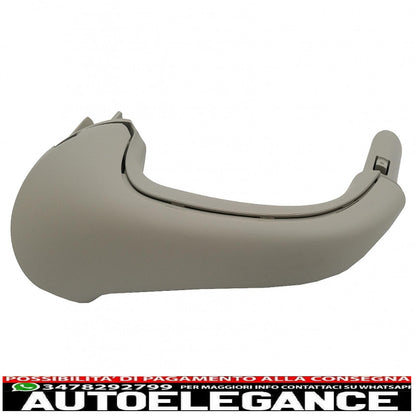 set of front interior door handles suitable for mercedes c class w203 s203 (2000-2007) grey