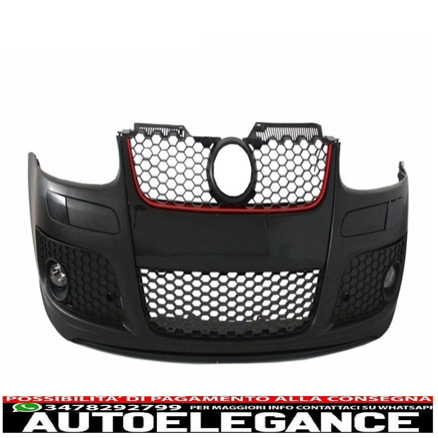 body kit suitable for vw golf mk v 5 (2003-2007) gti r32 design with full exhaust system and xenon look headlights chrome edition 