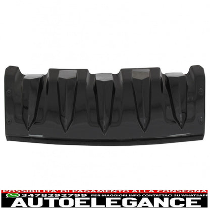 Protezione protezione paraurti anteriore adatta a dacia duster 4x4 / 4x2 (2010-2017) piano black