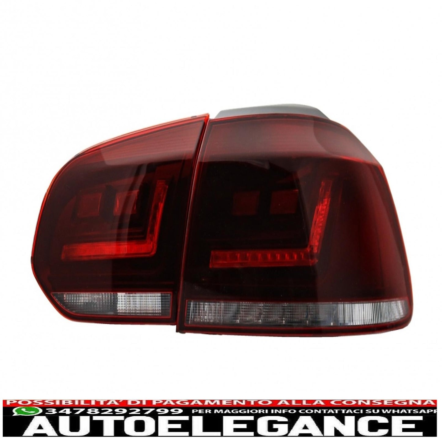 osram ledriving led rear light suitable for vw golf 6 vi (2008-2012) dynamic sequential turning light (left and right)