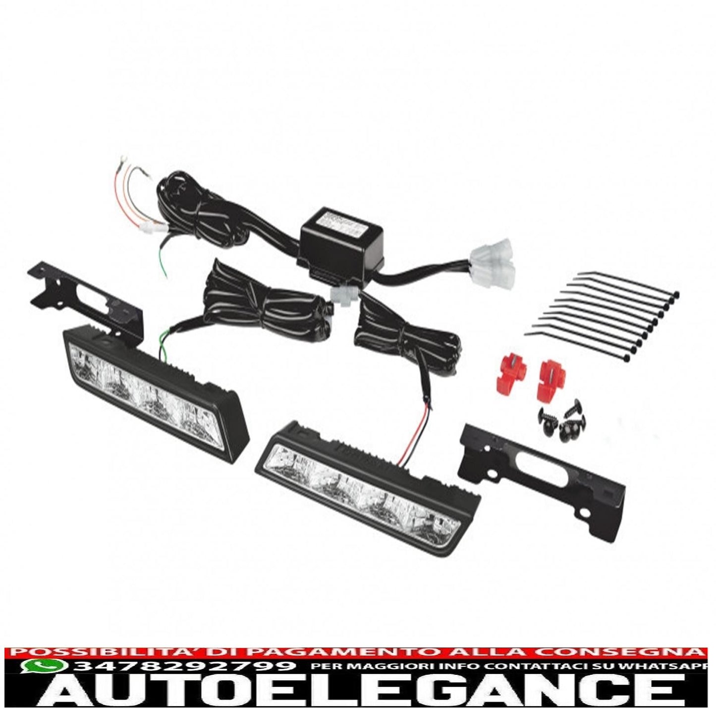universal dlr daytime running light kit ledriving px-5 ece r87 