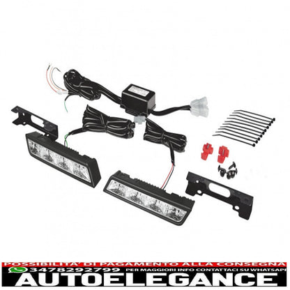 universal dlr daytime running light kit ledriving px-5 ece r87 