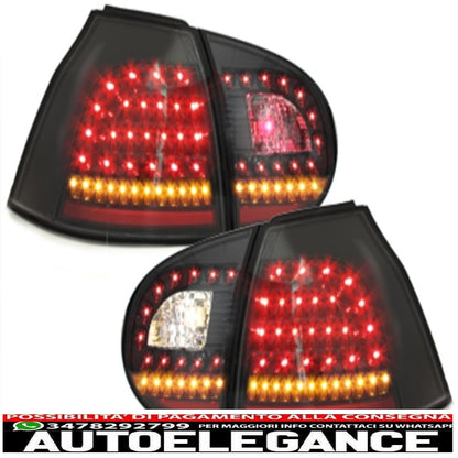 litec led rear lights suitable for vw golf v 5 03-09_black