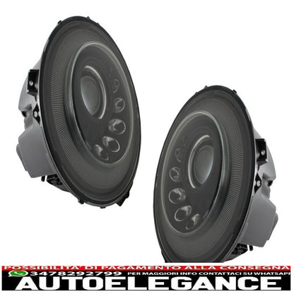 bi-xenon led headlights suitable for mercedes w463 g-class (2005-2017) m-look with dynamic and smooth cornering light 
