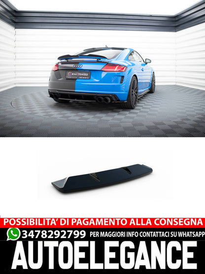 SPLITTER POSTERIORE CENTRALE PER AUDI TT S 8V (2014-2018)