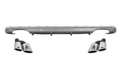 Double Diffusers for Audi Q5 8R Facelift 09-16 S-Line Bumper Only