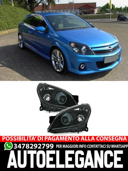 Set di luci posteriori anteriori per Opel Astra H con alogeno EAGLE EYES H9 / H9