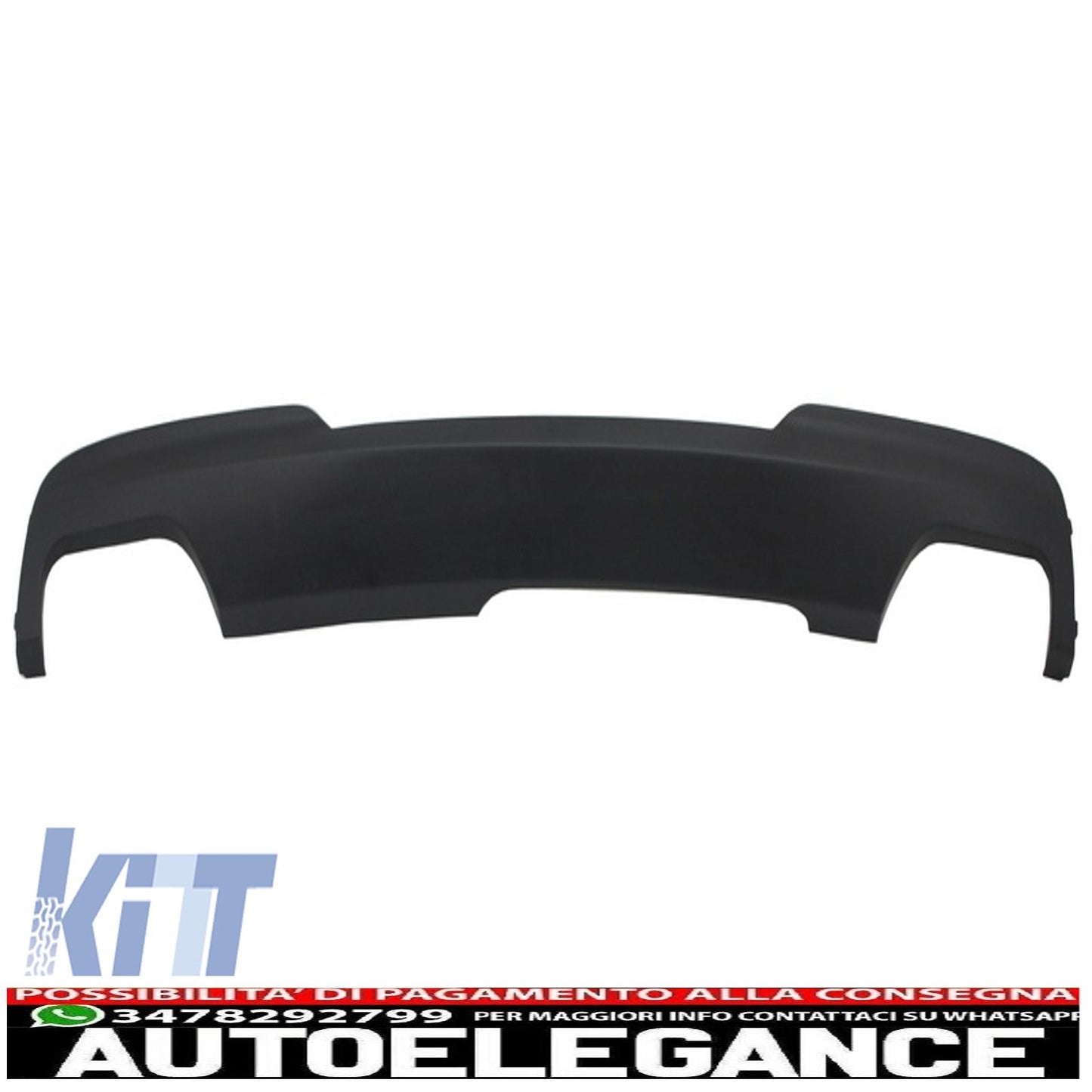 diffusore d'aria a doppia uscita con terminali di scarico sport m-teck 550i v8 lci quadrati adatti per bmw f10 f11 2011-2017