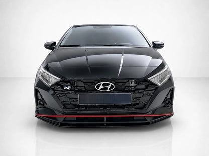 👉Splitter Anteriore Spoiler Hyundai i20 N N-Line MK3 20- Nero Lucido ABS👈