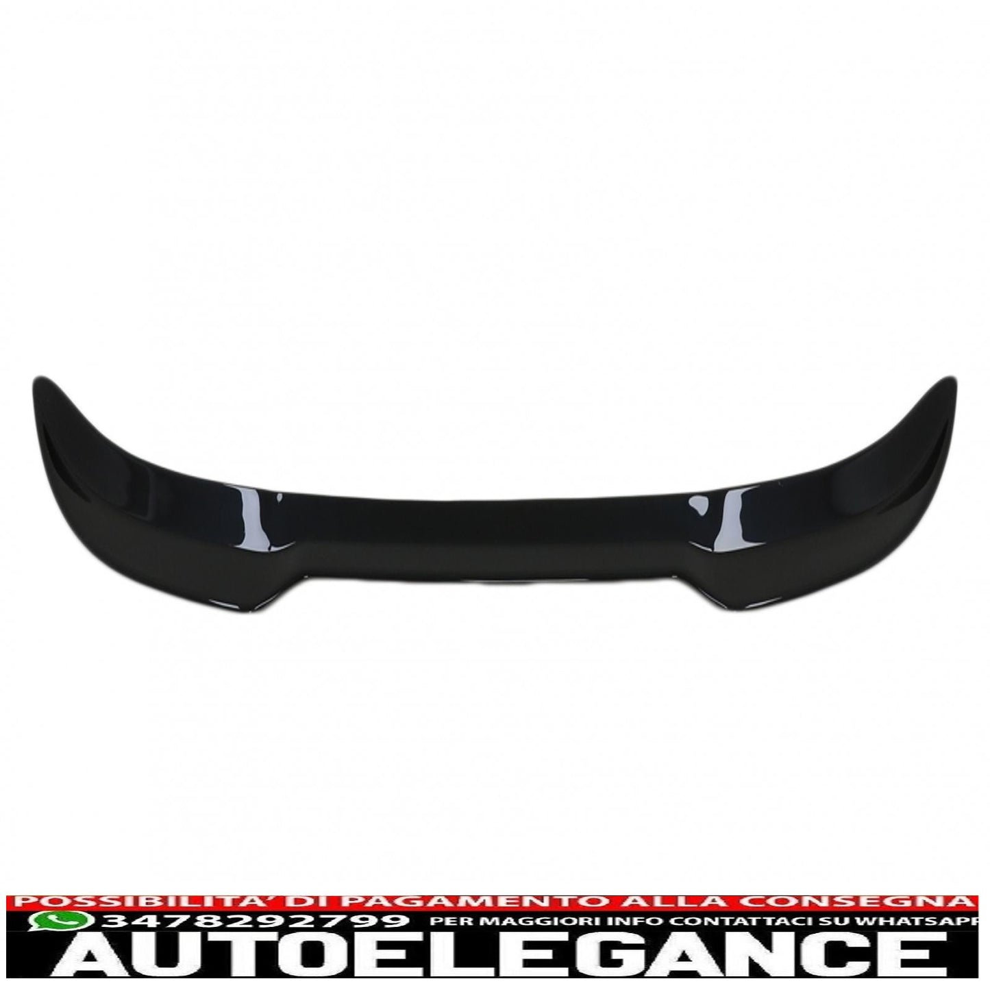 Roof Spoiler Cap Suitable for Ford Fiesta MK8 ST / ST-Line (2017-2021) Piano Black