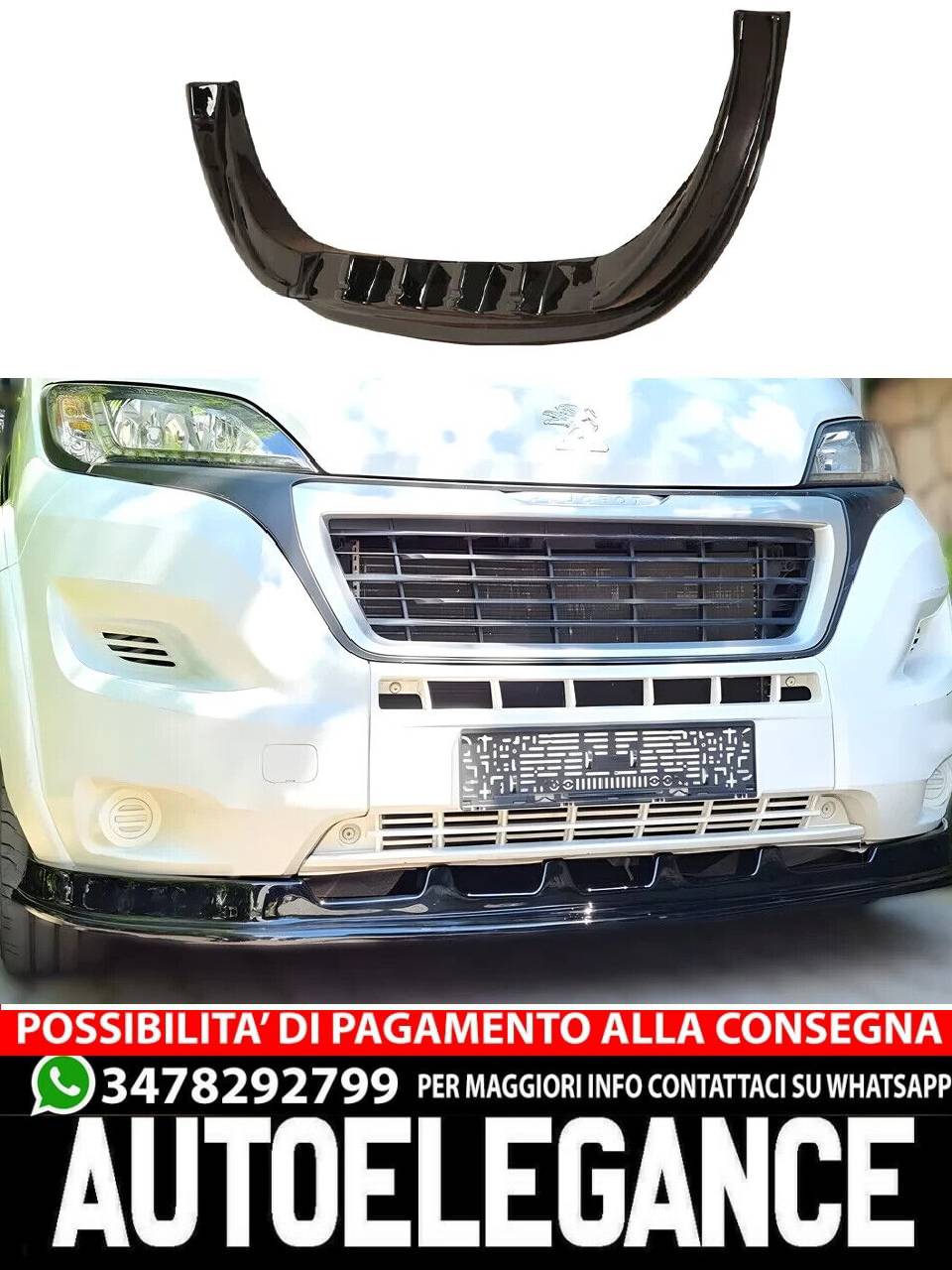SPLITTER suitable for PEUGEOT Boxer 4th generation 2014+