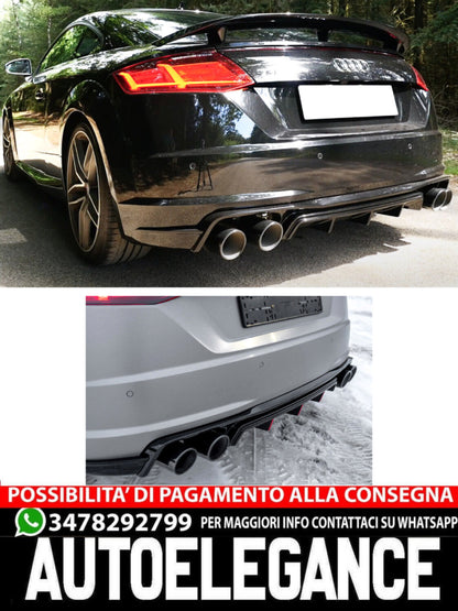 REAR DIFFUSER AUDI TT 8S S-LINE ( ​​2014-2018 ) only for S-Line ! 