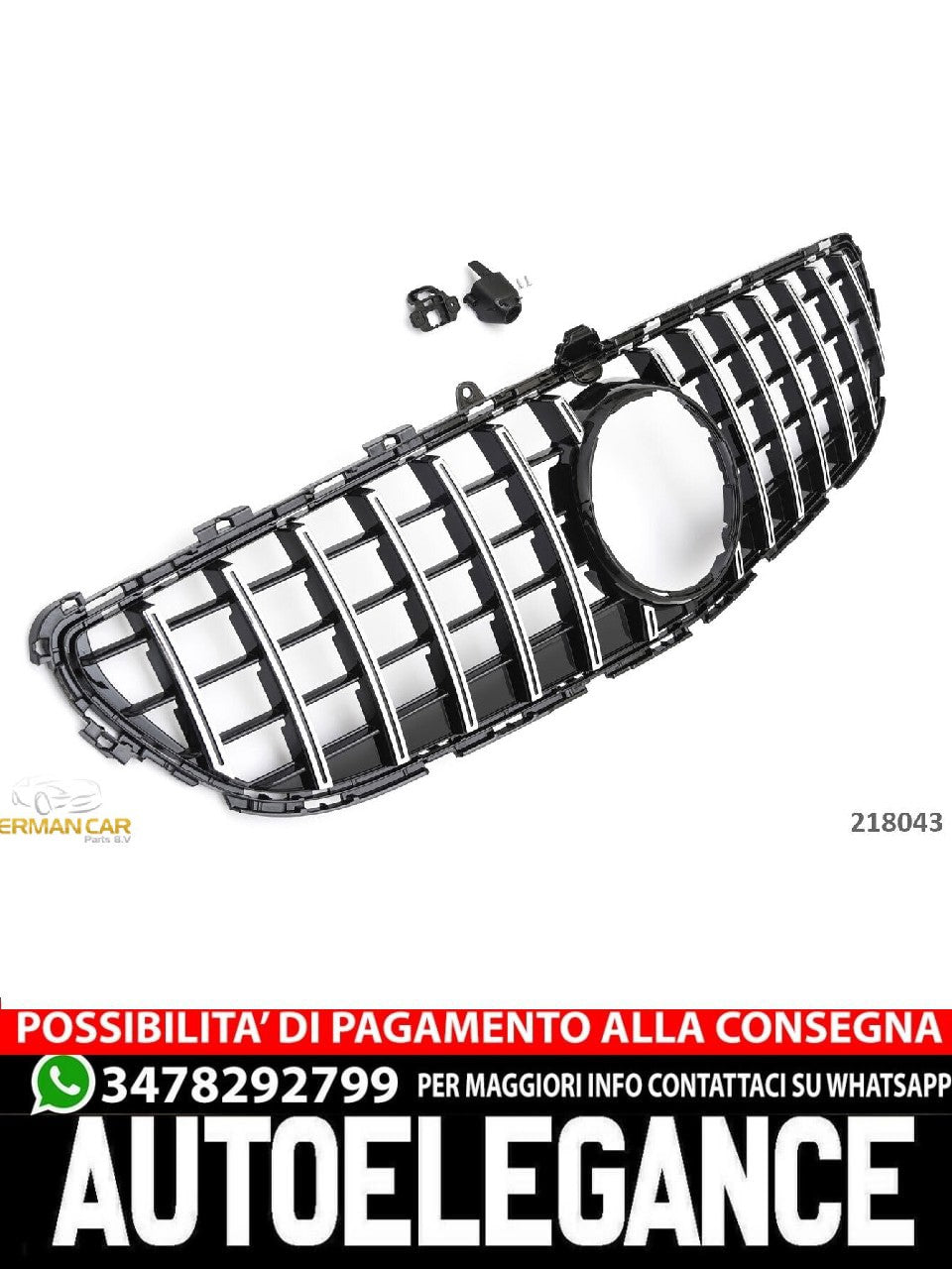 Griglia sportiva per Mercedes W218 CLS 2014-2018 PANAMERICANA AMG LOOK