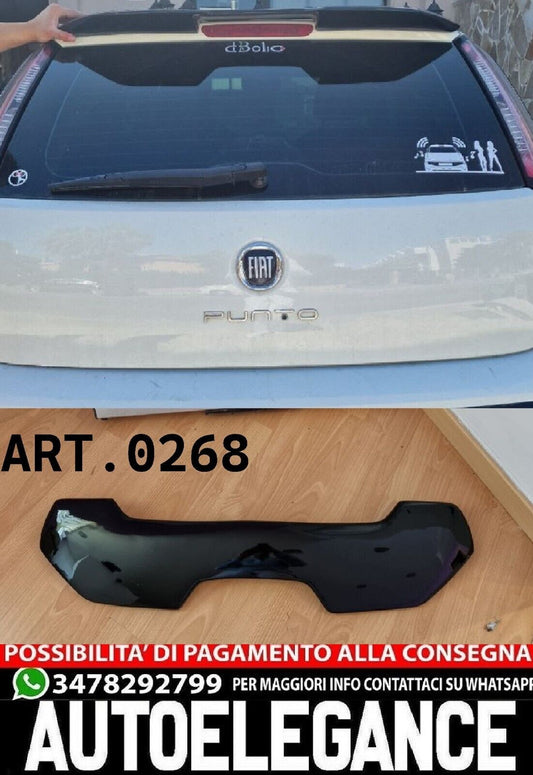 FIAT GRANDE PUNTO / PUNTO EVO ROOF SPOILER SPORTY DESIGN GLOSSY BLACK