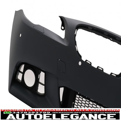 paraurti anteriore con griglie laterali adatto per bmw serie 5 f10 f11 lci berlina touring (2015-2017) design m-tech