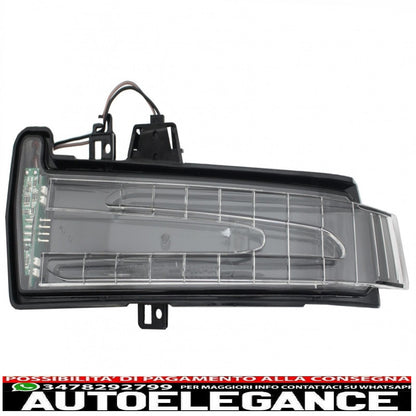 Mirror Indicator, Turn Signal Light, Lamp Suitable for Mercedes A-Class W176 B-Class W246 C-Class W204 CLS W218 E-Class W212 S-Class W221 Facelift Look