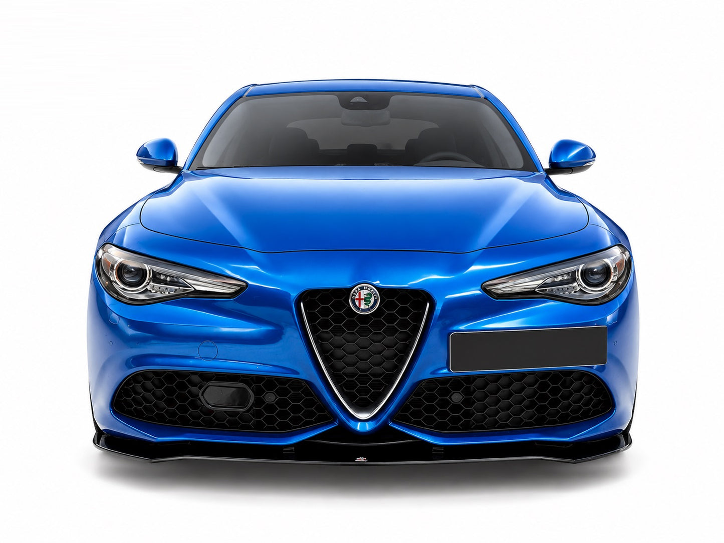 👉Splitter Anteriore per Alfa Romeo Giulia Veloce – ABS Nero Lucido👈