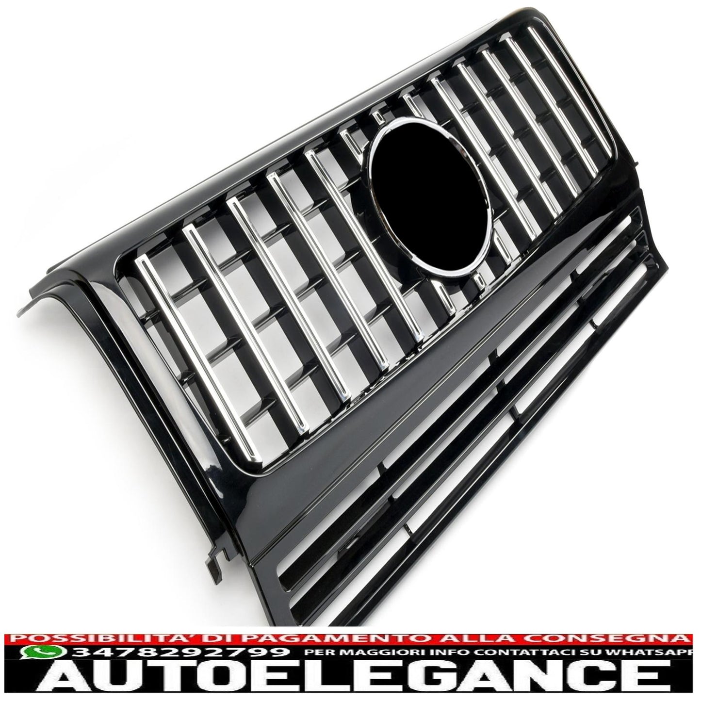 Sport radiator grille suitable for mercedes w463 g 1990-2018 panamericana gt o... 