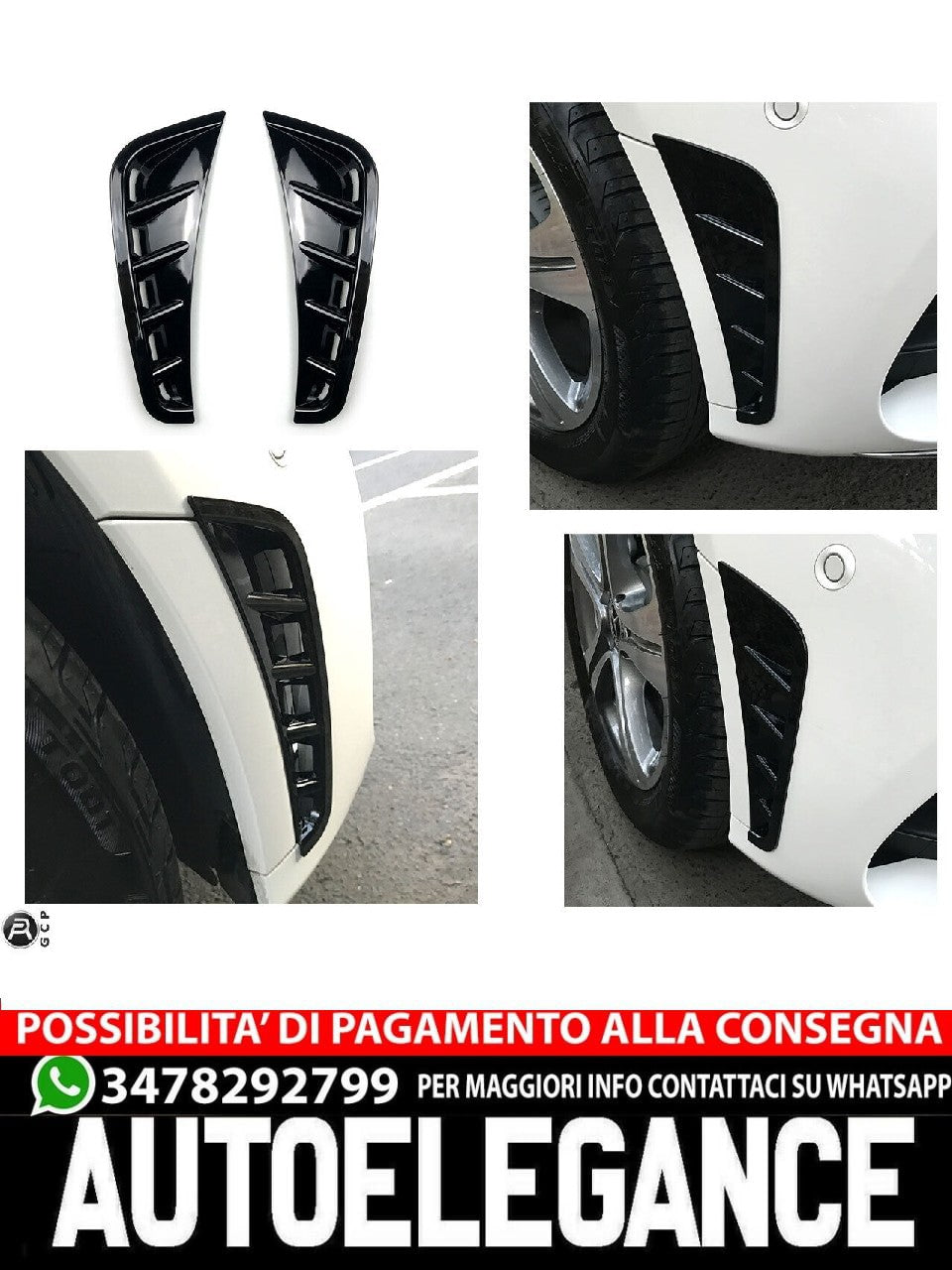 Adatto per Mercedes C118 CLA AMG LOOK ASPIRAZIONE ARIA VENTILAZIONE