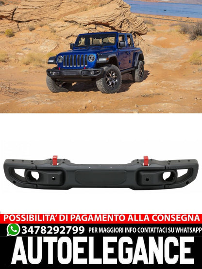 Paraurti anteriore in metallo adatto per Jeep Wrangler JL (dal 2018 in poi)