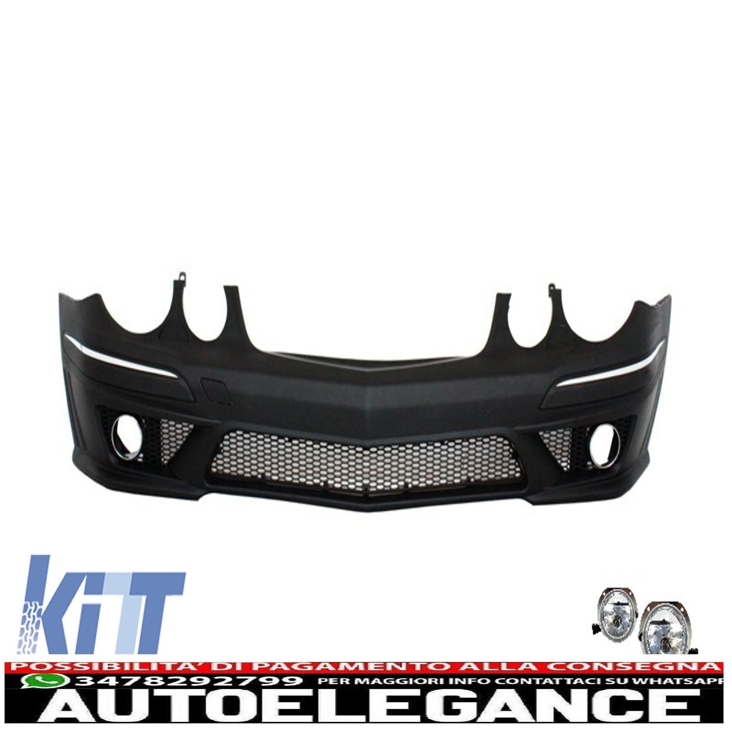 body kit + central grille suitable for mercedes-benz e-class w211 2002-2009 e63 a-design