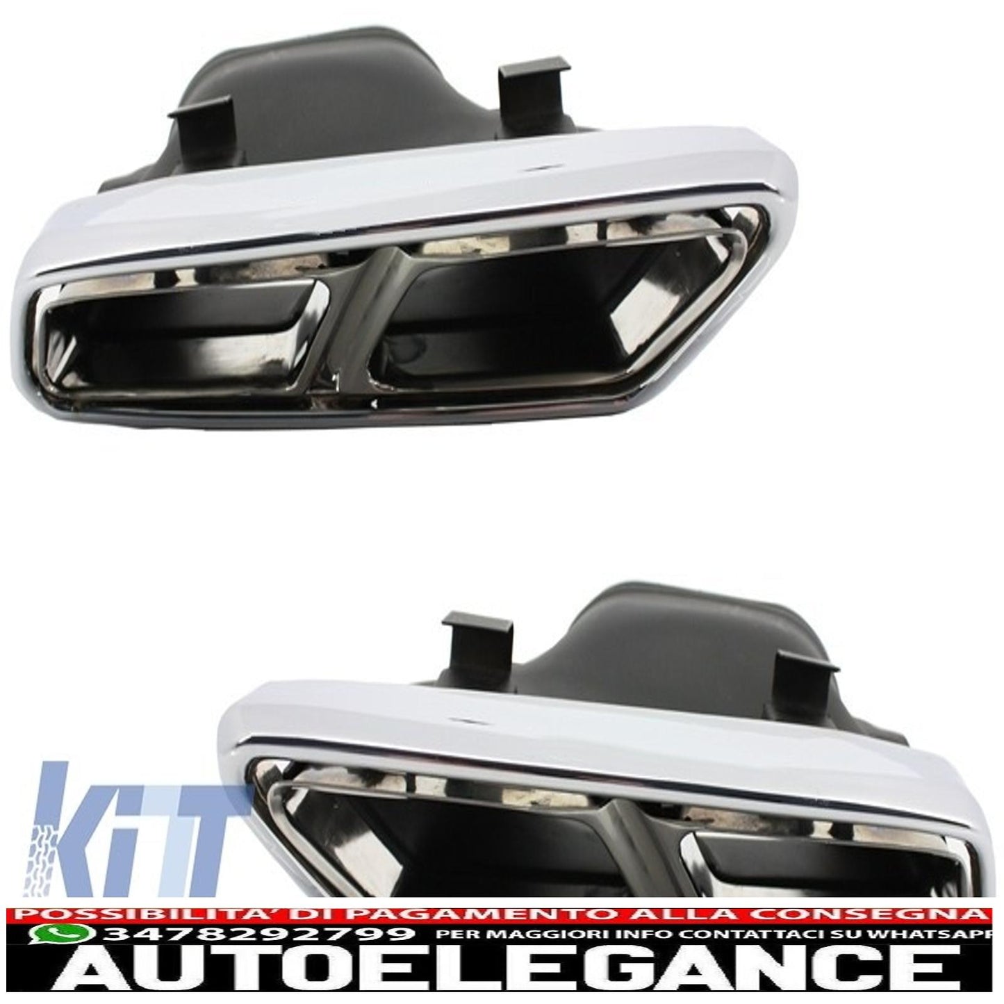 Punte per silenziatore di scarico adatte per mercedes benz classe s w222 classe e w212 s212 facelift cls w218 classe sl r231 e63 s65 sl65 a-design