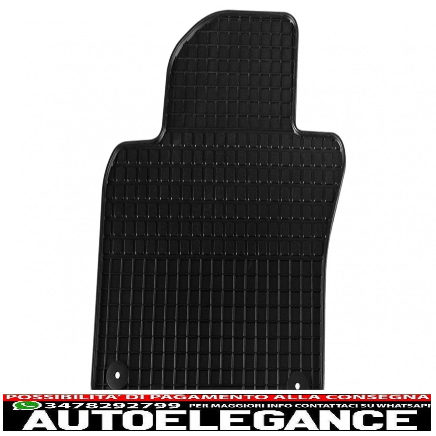 Rubber mat suitable for skoda octavia ii limousine (06/2004-01/2013) kombi (06/2004-05/2013)
