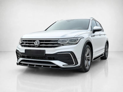 👉Splitter anteriore per VW Tiguan R/R-Line MK2 facelift 20-24 ABS nero lucido👈