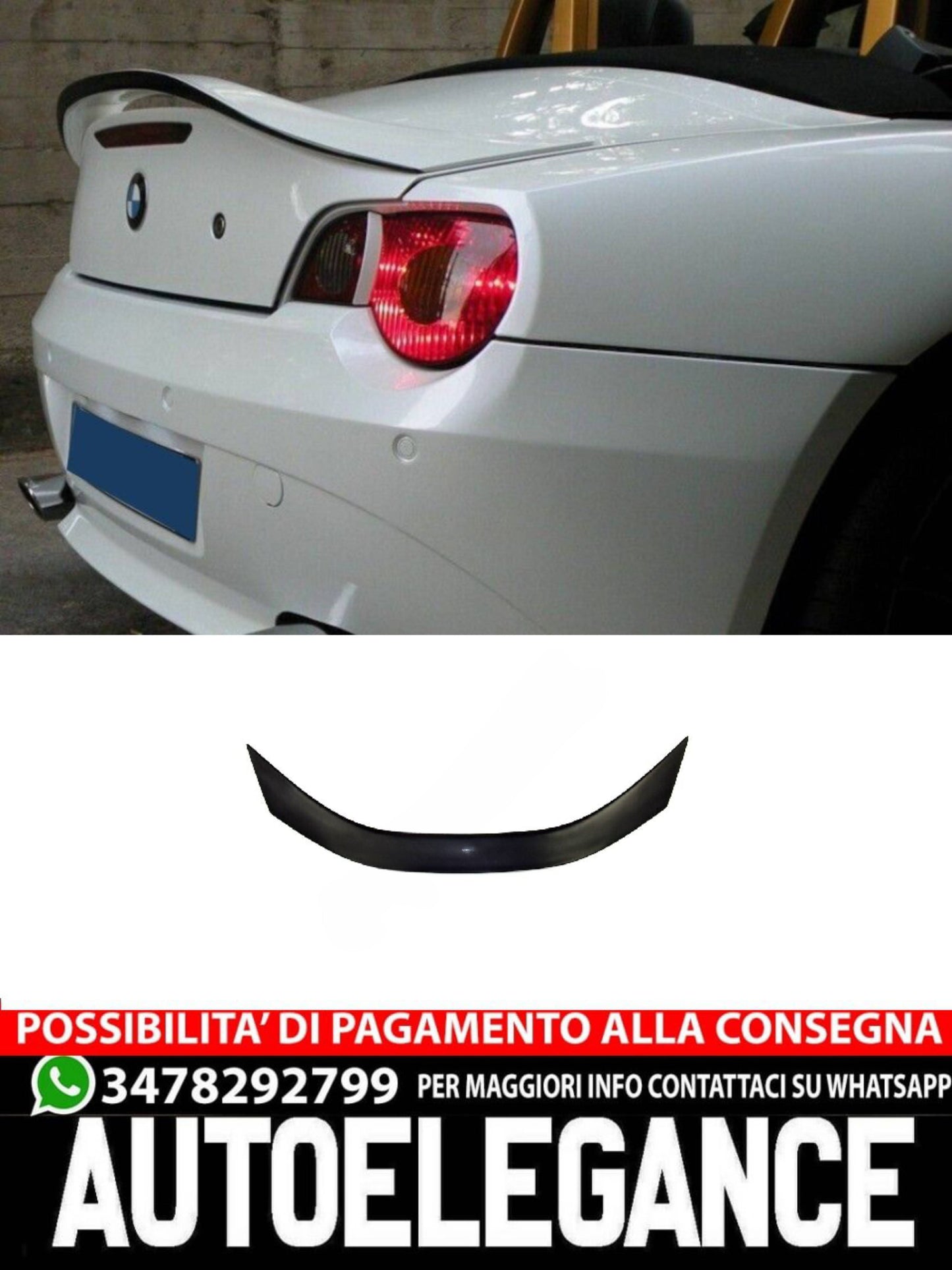 SPOILER adatto per  BMW Z4 E85 2002–2009
